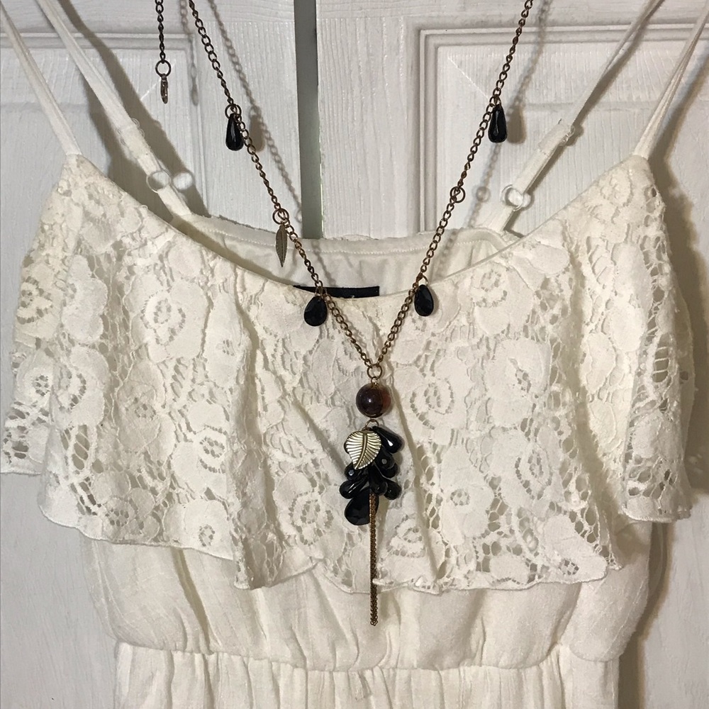 Long white dress